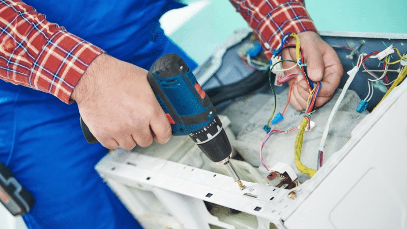 Güdül York York çamaşır makinesi kart tamiri – Su almama arızası orijinal parça ile giderildi. - Teknik servis örneği